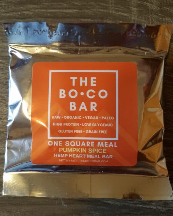 pumpkin spice bar